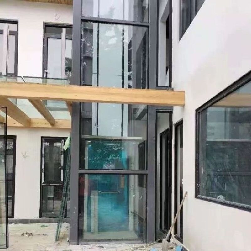 자동 문 이 있는 5 Stop Pitless Hydraulic Home Elevator