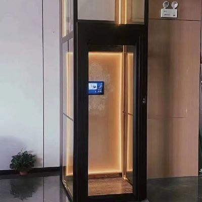 5Stop 2.2Kw 스테인리스 스틸 엘리베이터 마이크로프로세서 제어와 함께 수압 엘리베이터 제조업체