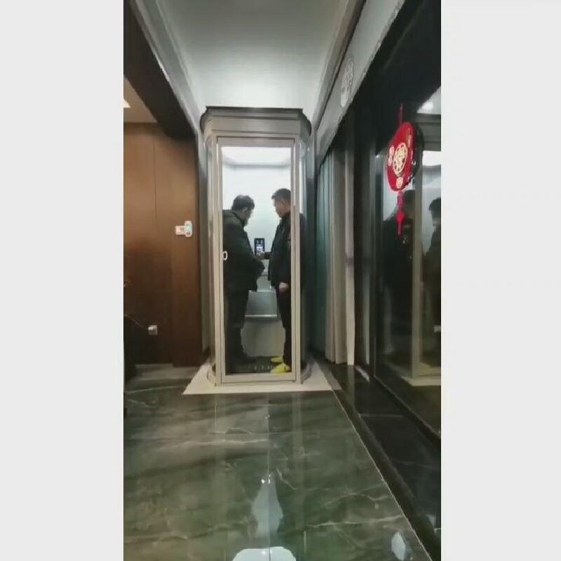 500kg-1000Kgs 캡슐 리프트 홈 센터 오픈 0.25m/S-0.4m/S 속도